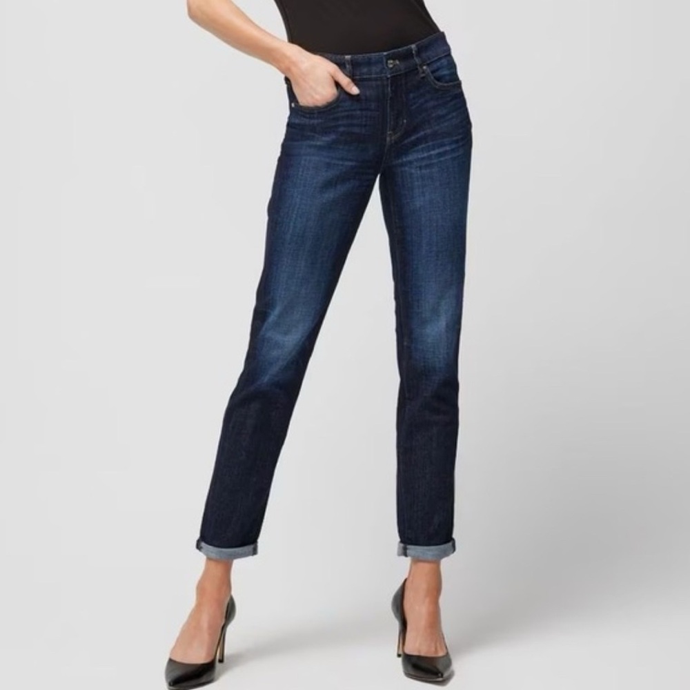 WHBM Midrise Girlfriend Jean
